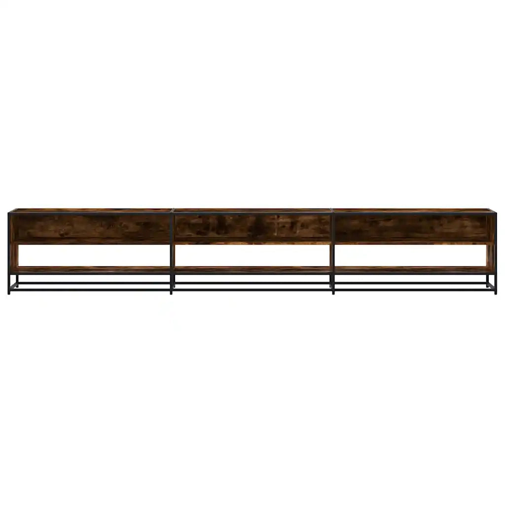 Mobile TV | Armadietto TV | Mobile Porta TV Rovere Fumo 270x40x46 cm in Truciolato