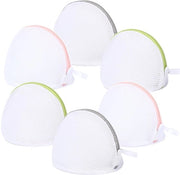 Set di asciugamani per intimo, 6 pezzi, con cerniere a forma di mezza luna, per asciugare reggisen, sottovesti e calze.