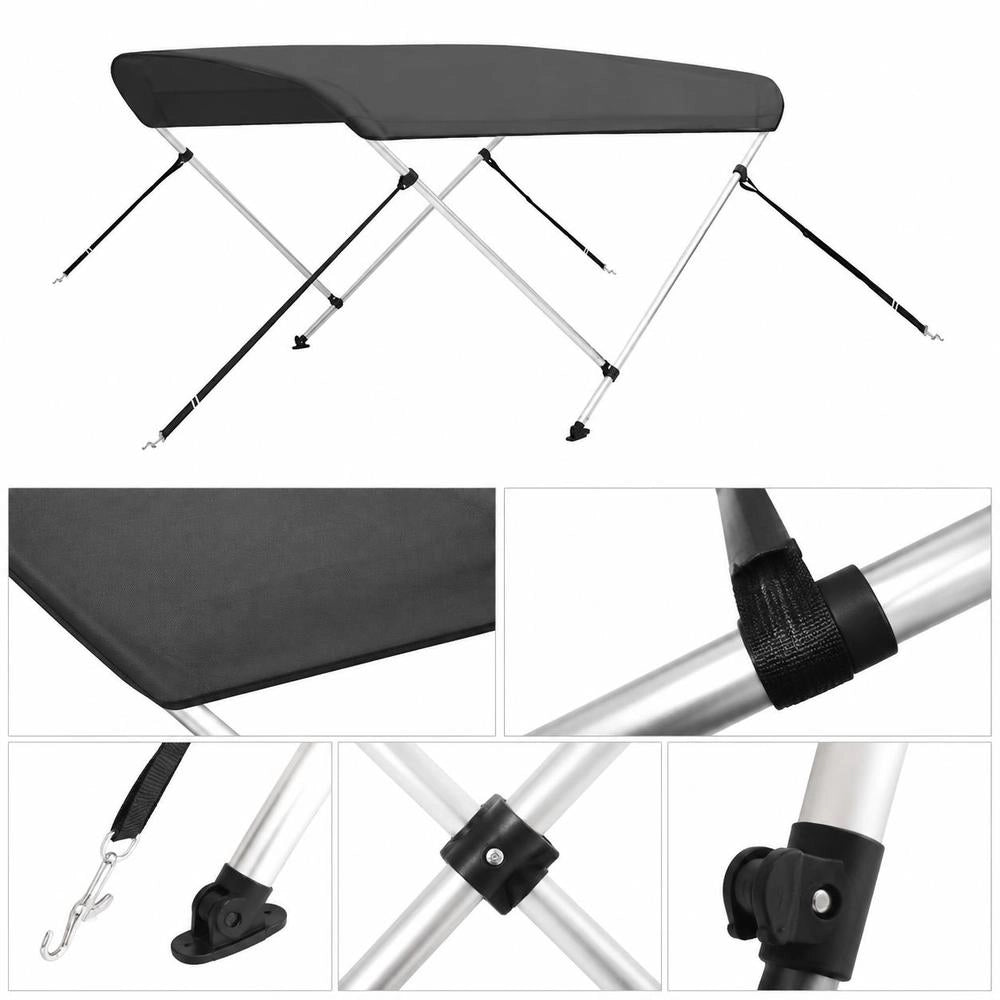2-Bow Bimini Top Anthracite 150x120x110 Cm