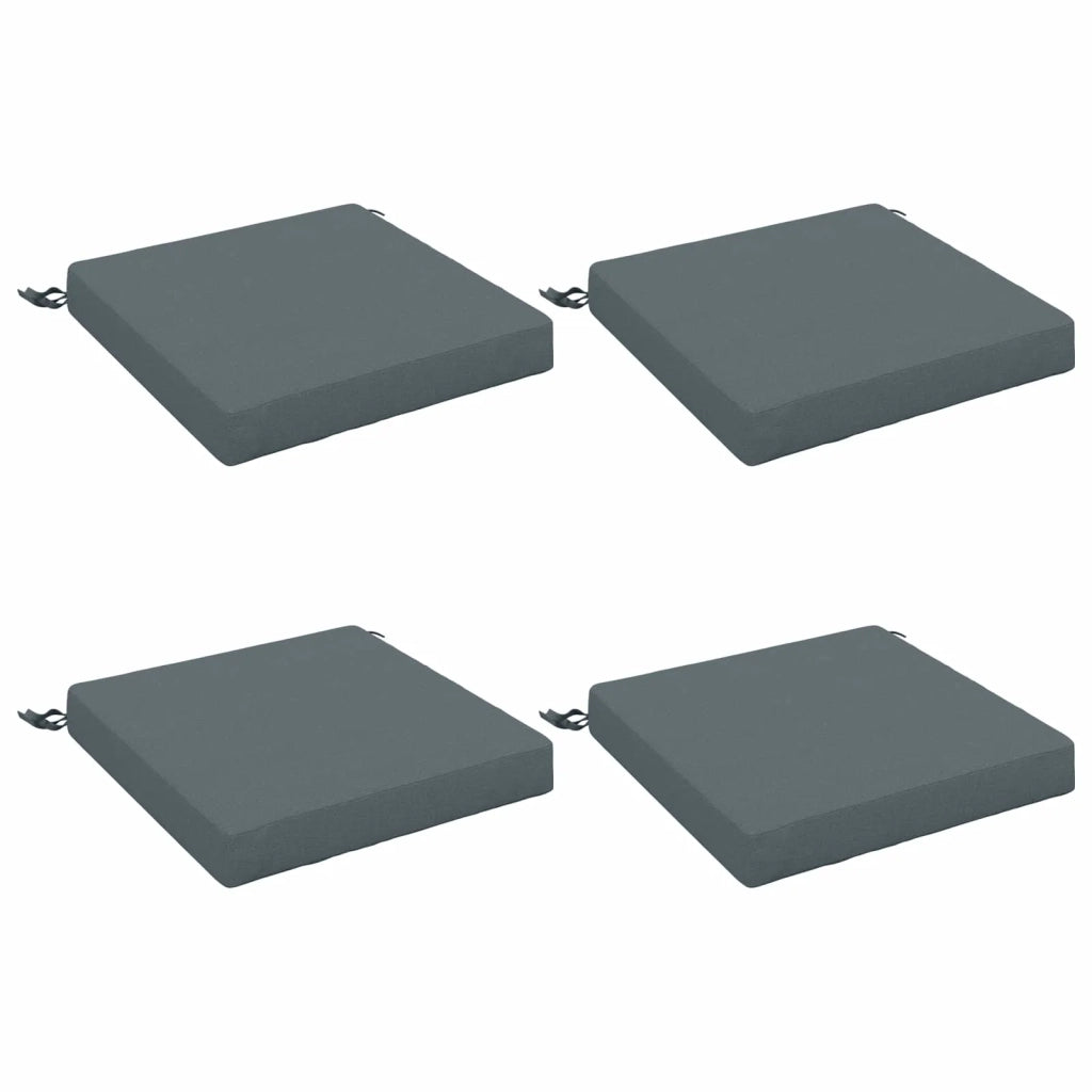Cuscini per Sedia in 4 Pezzi SOEST 4 pz 100% Poliestere Blu 944561