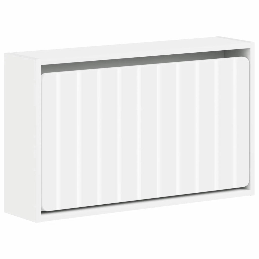 Mobiletto per Scarpe da Muro ZWOLLE 71 x 17 x 43 cm Bianco 896405