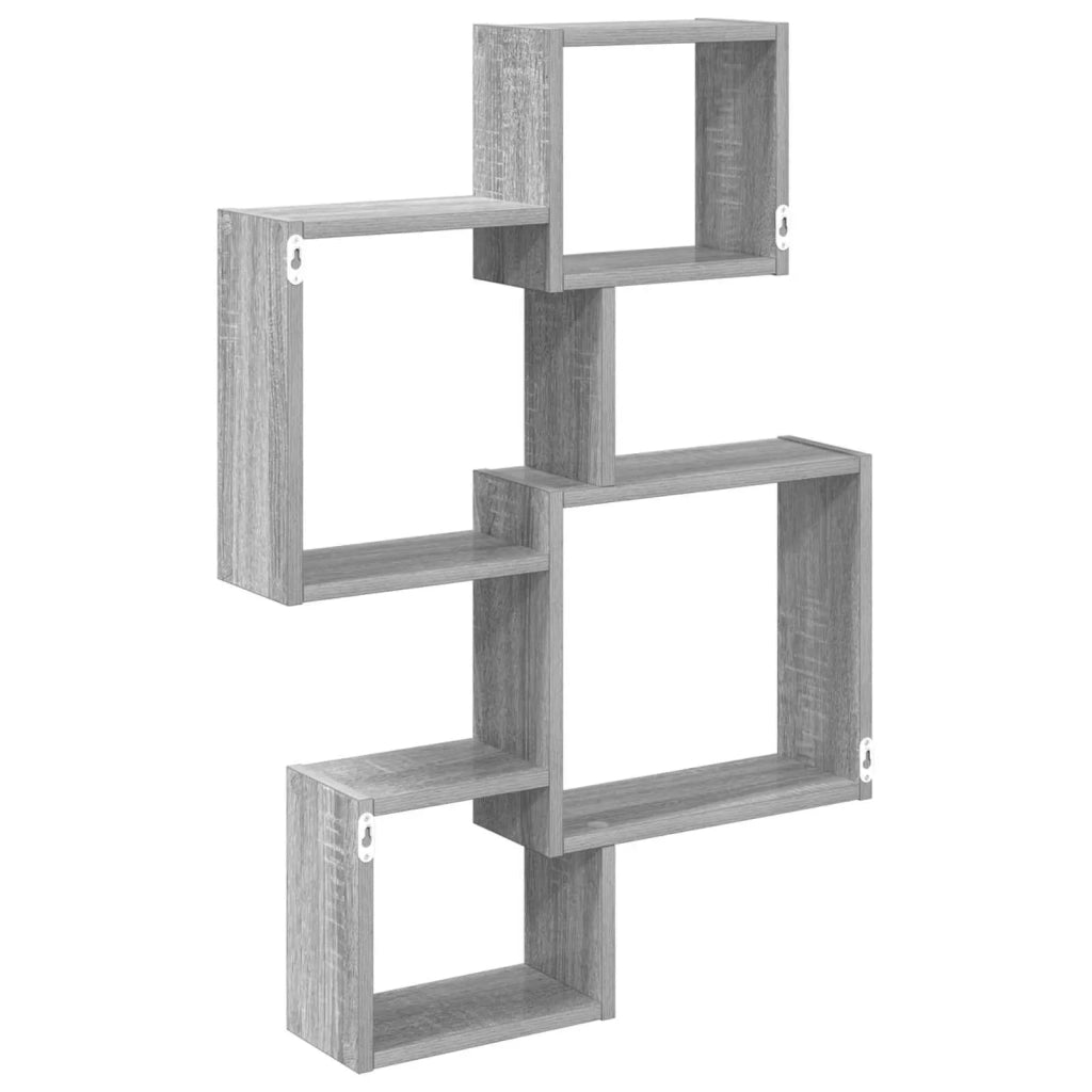 Mensole Cubo da Parete A parete Sonoma grigio 8012129