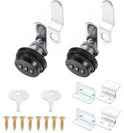Slot 2-delig per 20 mm per zinklegering per kast per lade per brievenbus