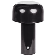 Lampada da tavolo senza fili in ferro nero per interni e per esterni