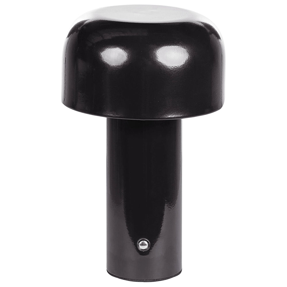 Lampada da tavolo senza fili in ferro nero per interni e per esterni
