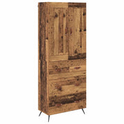 Credenza | Madia | Buffet da pranzo | Armadio da pranzo Legno vecchio 69,5 x 34 x 180 cm Legno multistrato