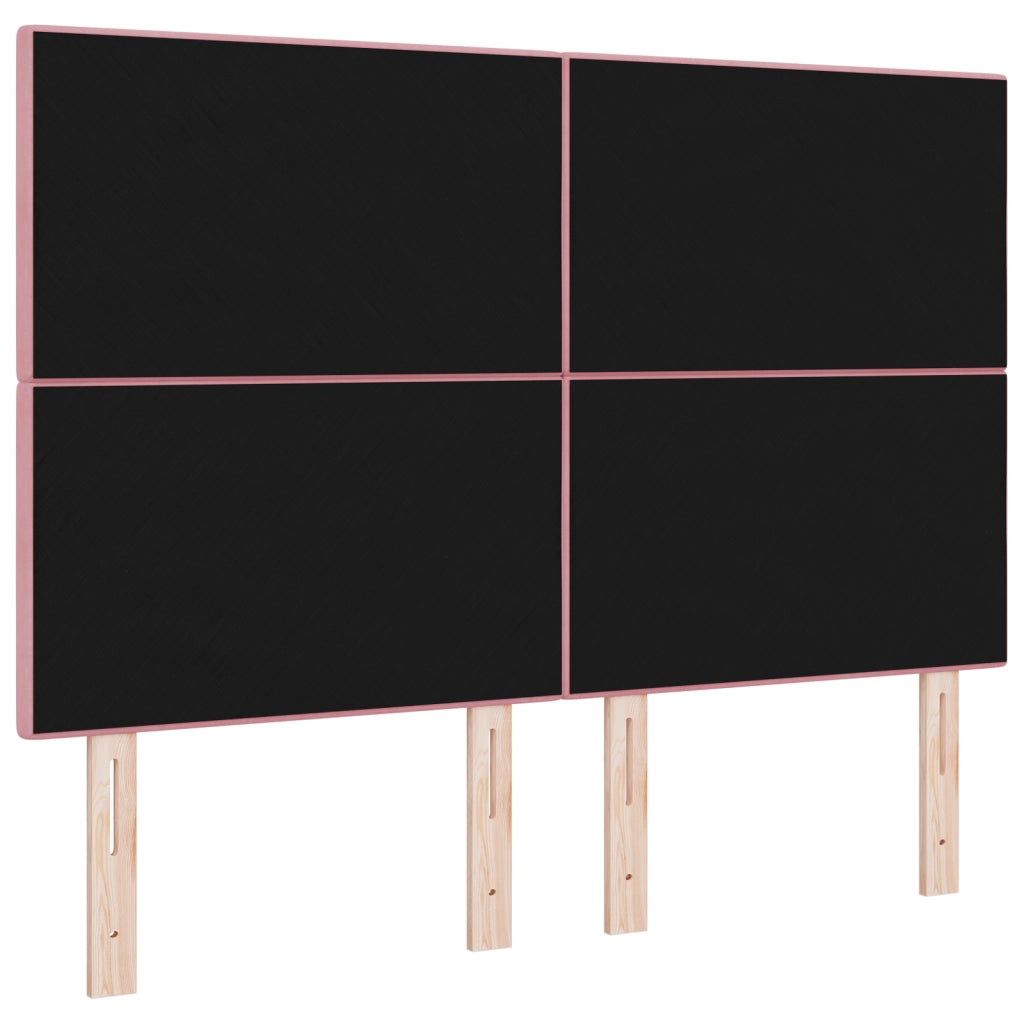 Testiera imbottita Rosa 160 cm in Velluto