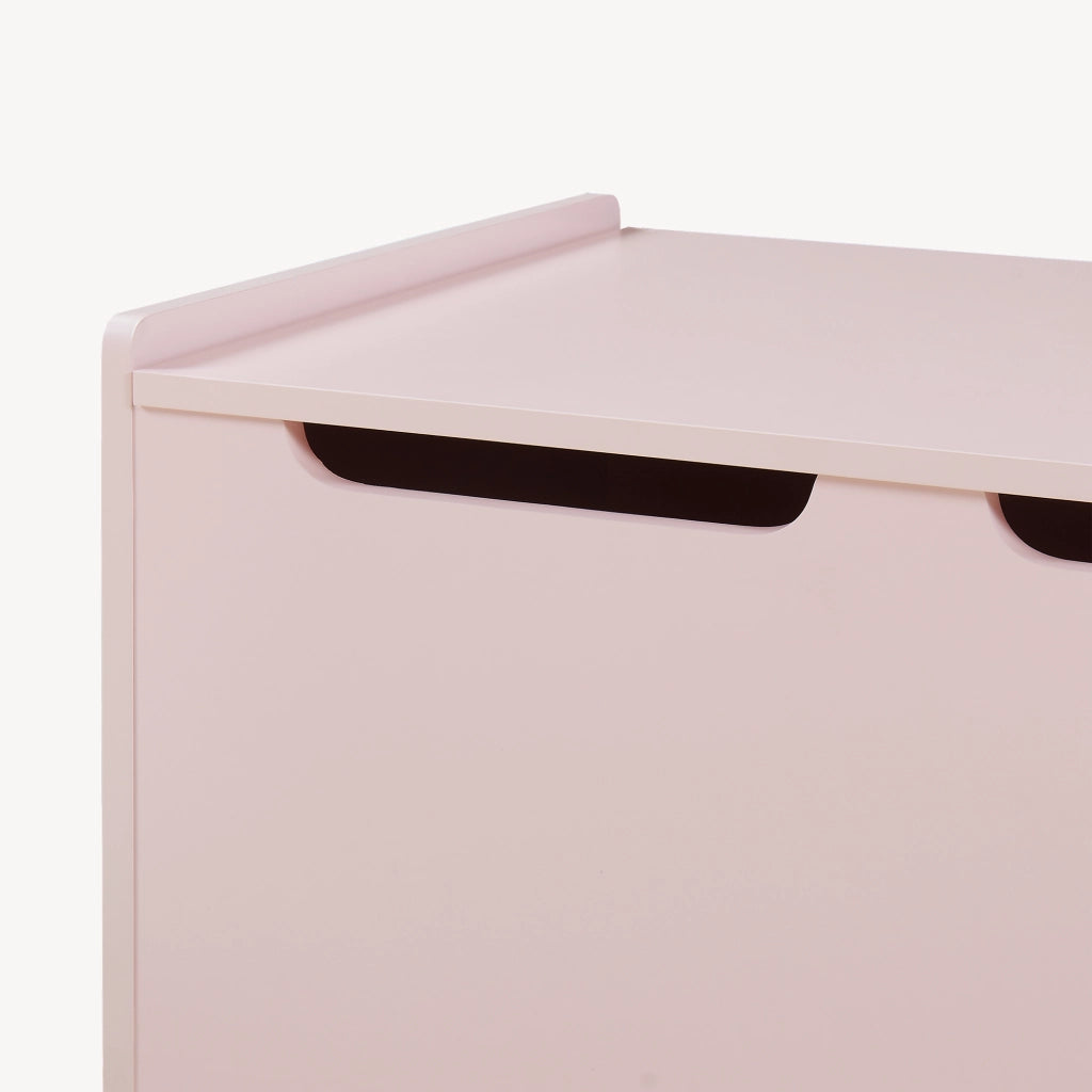Baule per Giocattoli Virer Cassapanca per Cameretta 60 x 40 x 45 cm - Rosa [en.casa]