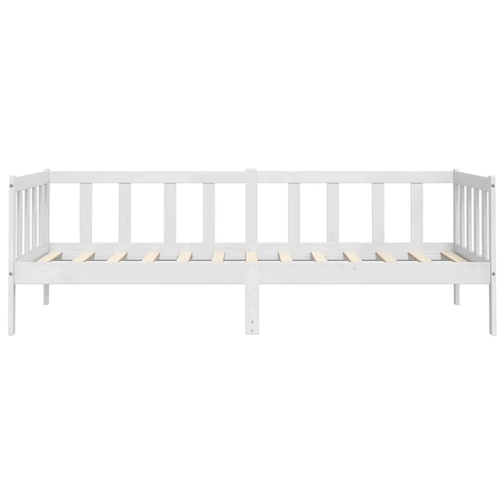 Dormeuse Bianca in Legno Massello di Pino 90x200 cm 806941