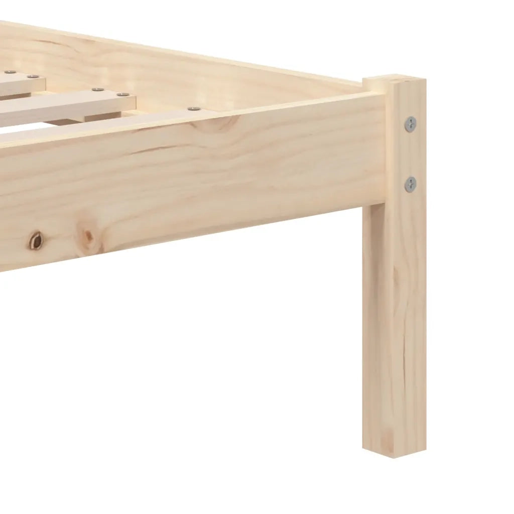 Giroletto-Struttura Letto in Legno Massello di Pino 90x200 cm 173578