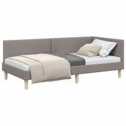 Letto singolo | Letto per adulti | Cornice del letto ad angolo con testiera Talpa 80 cm x 200 cm