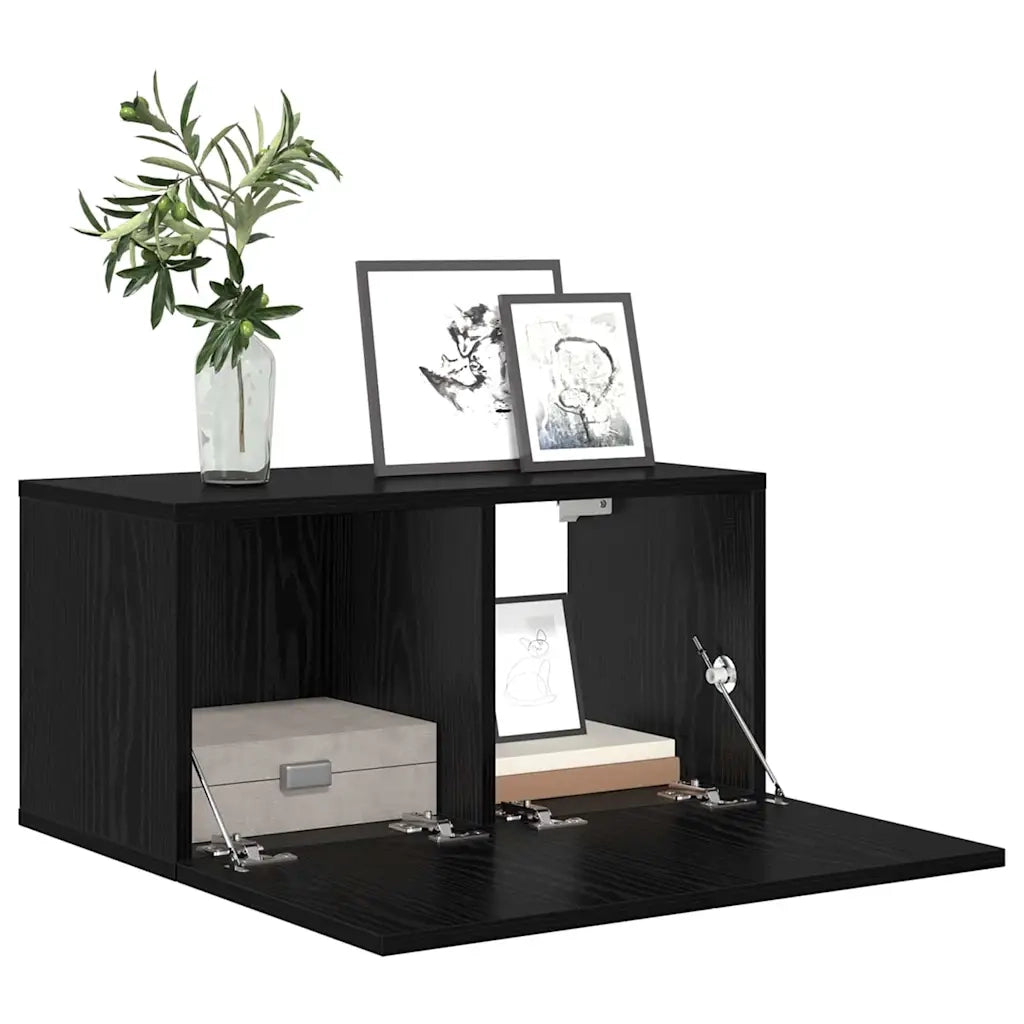 Set mobile TV 3 pz-Set di 3 Credenza per TV Nero 60 x 30 x 30 cm Legno multistrato