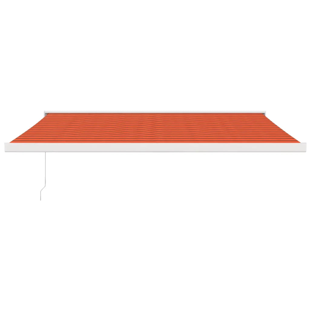 TendaRetrattile Arancione Marrone 4,5x3 m Tessuto e Alluminiocod mxl 69603