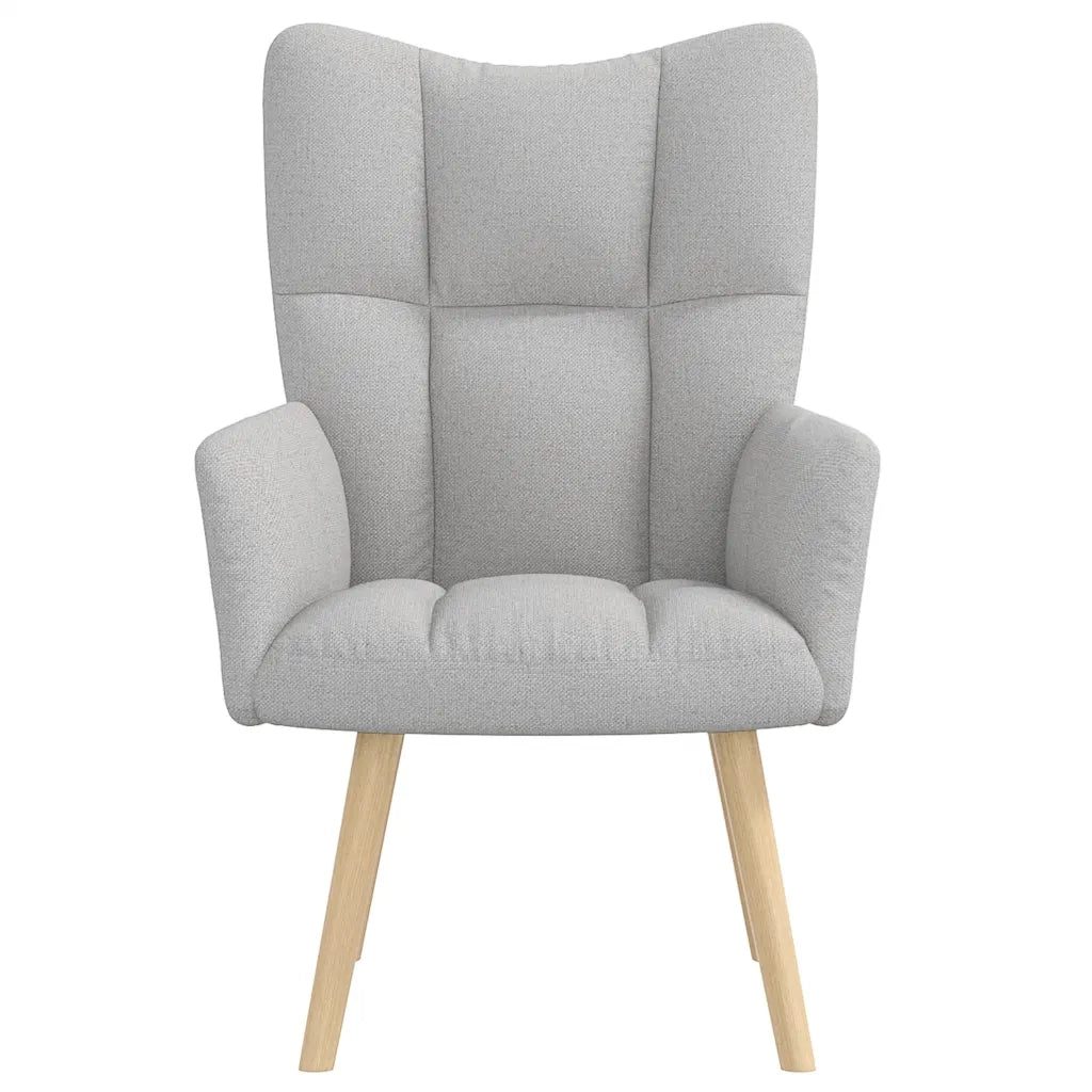 Sedia Relax Grigio Nuvola in Tessuto 4016766