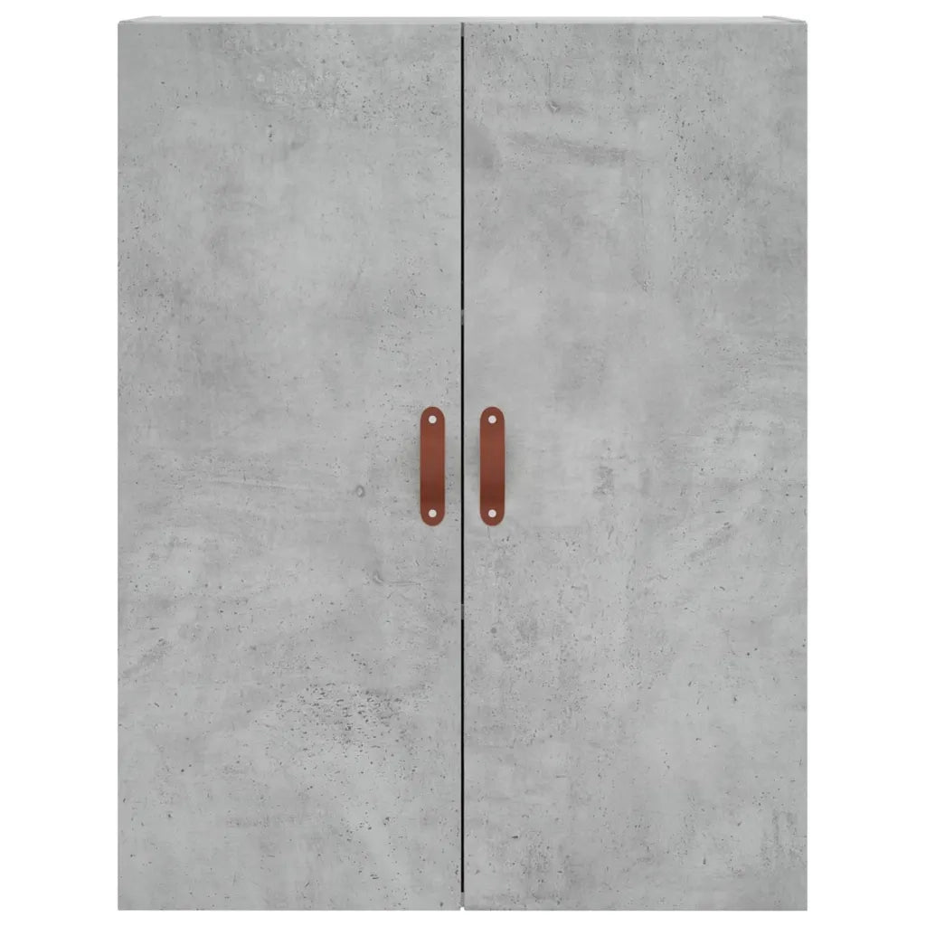 Credenza-Buffet-Armadio da cucina Grigio Cemento 69,5x34x180 cm in Legno Multistrato 223269