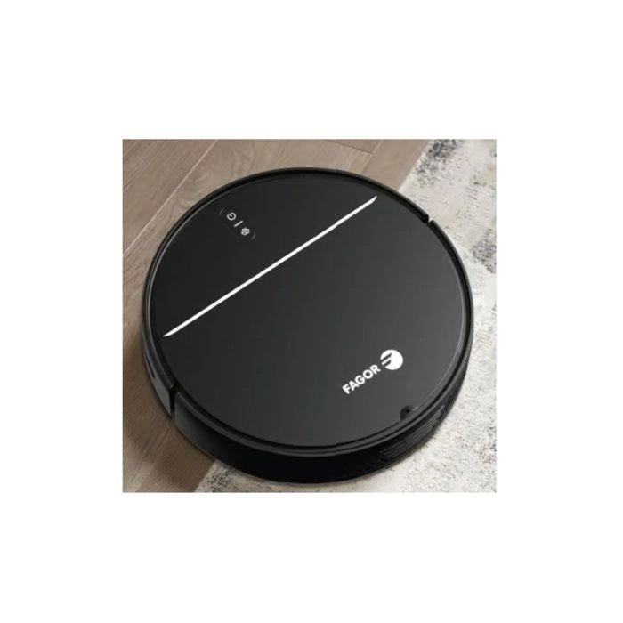 FAGOR FGR200 - Robot Aspirapolvere Connesso 3 in 1 - 80 min - 12 W - 600 ml - Nero