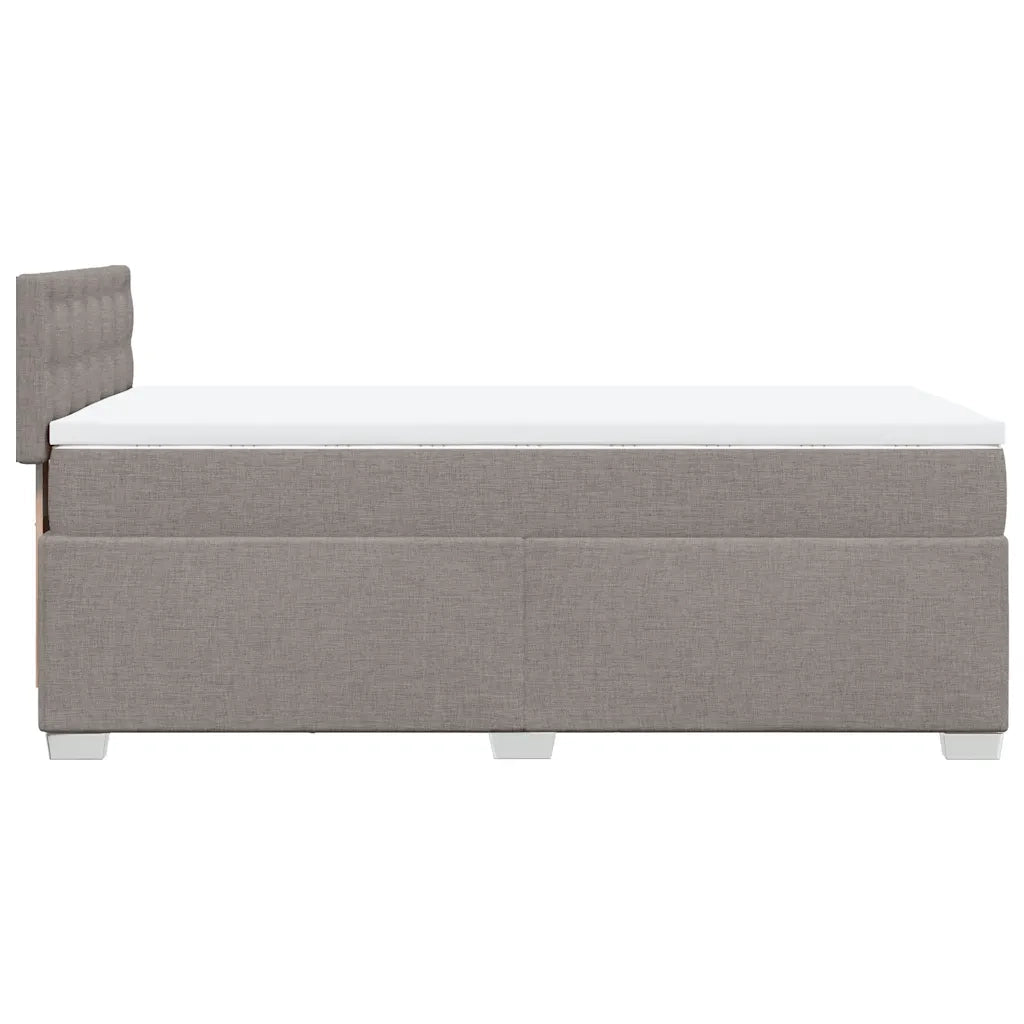 Giroletto a Molle con Materasso Tortora 80x200 cm inTessuto 3285733