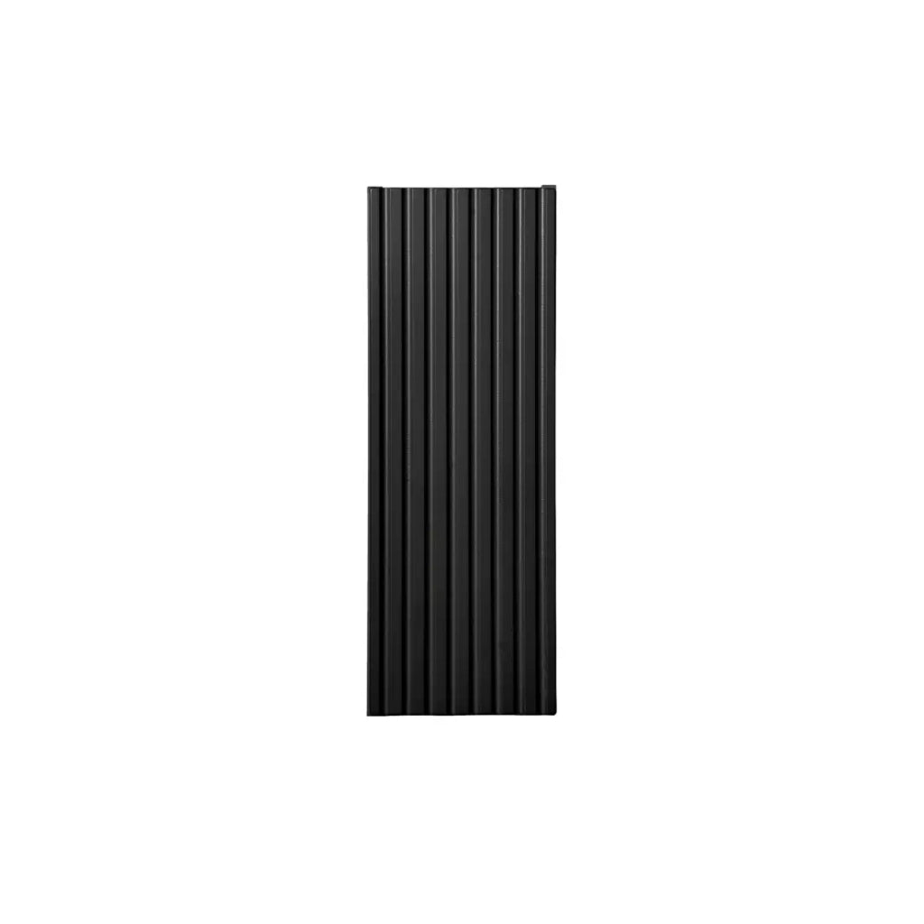 Mobile da bagno VANO – 1 porta – Nero opaco – L20 × P18 × H57 cm – Da appendere