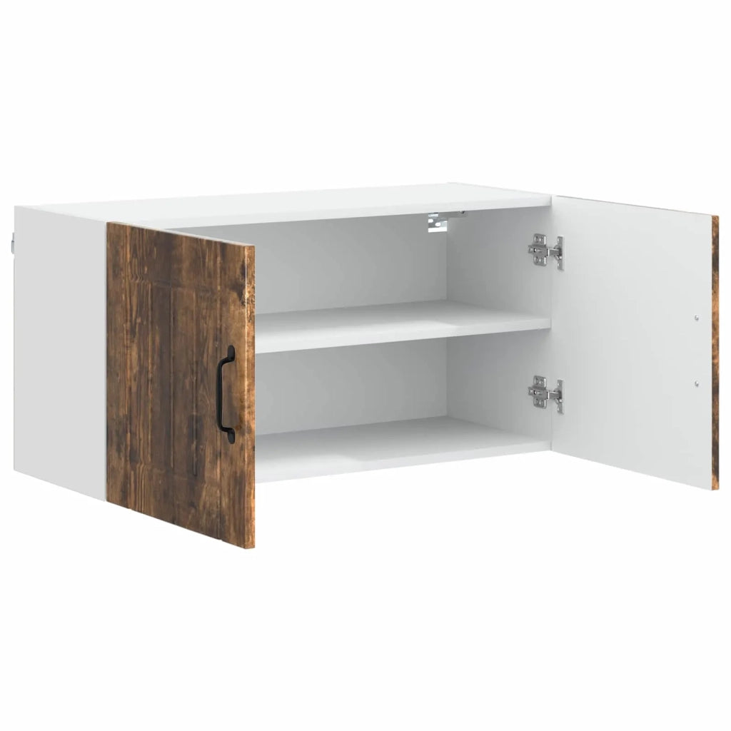 Armadietto a muro LUCCA Rovere Fumo 80 x 31 x 40 cm