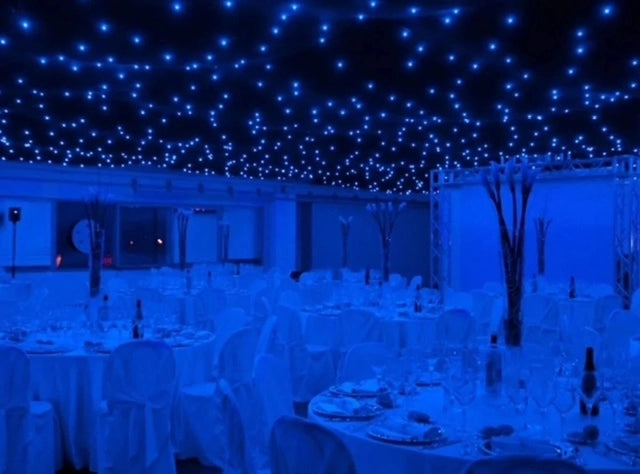 Mini faretto LED Nero da incasso 1W 12V IP65 punto luce Blu cielo stellato per bagno doccia esterno segnapasso scale vetrine mobili camper