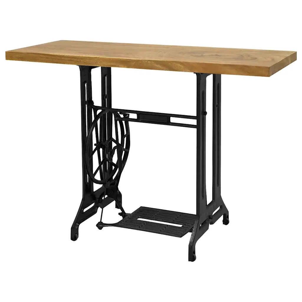 Tavolo Consolle Stile Macchina da Cucire 110x40x75 cm