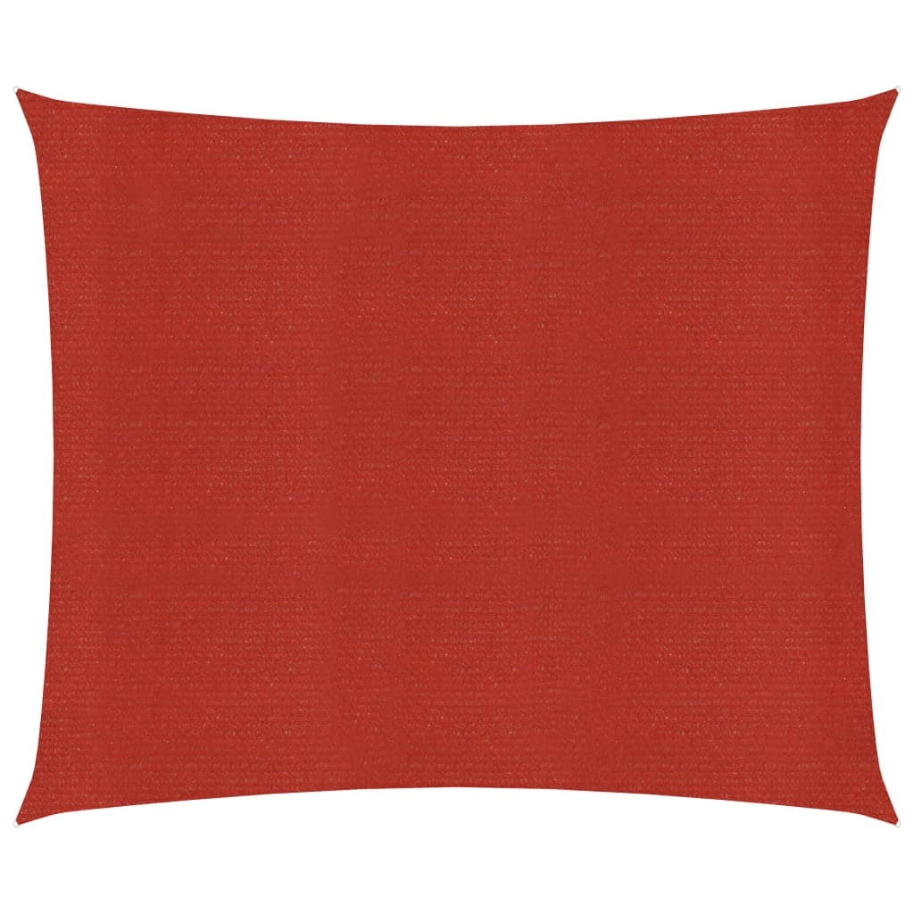 Vela in tessuto per ombrellone 160 g/m² HDPE 3,6 x 3,6 m rosso 02_0009262
