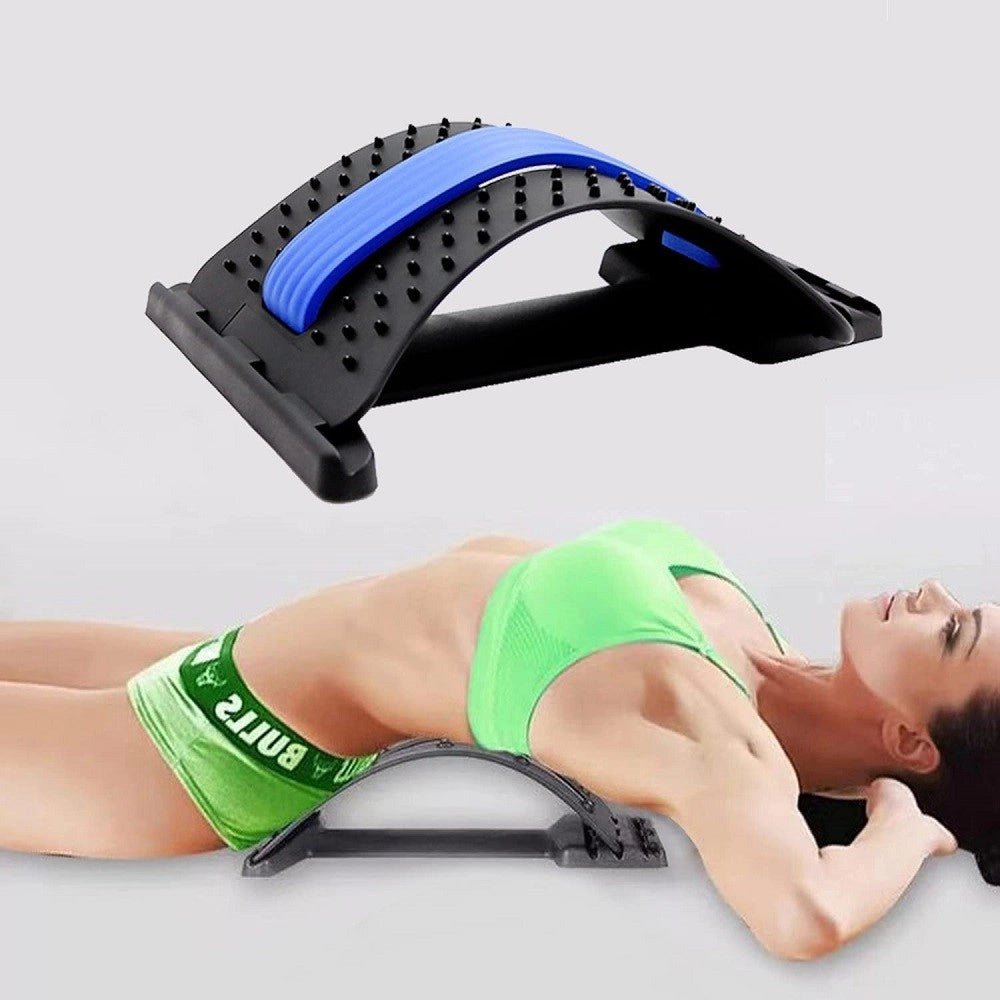 Trade Shop - Barella Posteriore Lombare Distendere Schiena Agopuntura Allungamento Muscolare Blu -