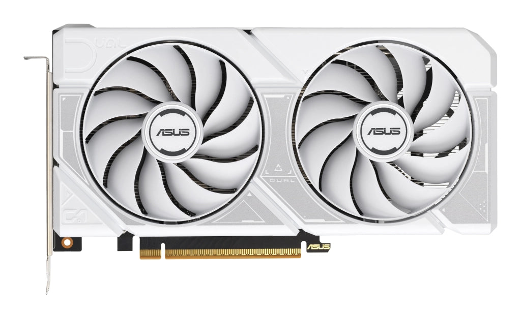 Svga asus dual-rtx5060-o8g-white nvidia 8gbddr7 128bit 2565mhz-o.c. pcie5.0 1xhdmi 3xdp 7680x4320 2,5slot bianca 90yv0n15-m0na00