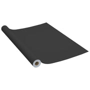 Pellicola Autoadesiva per Mobili Nera 500x90 cm in PVC CFW5042806
