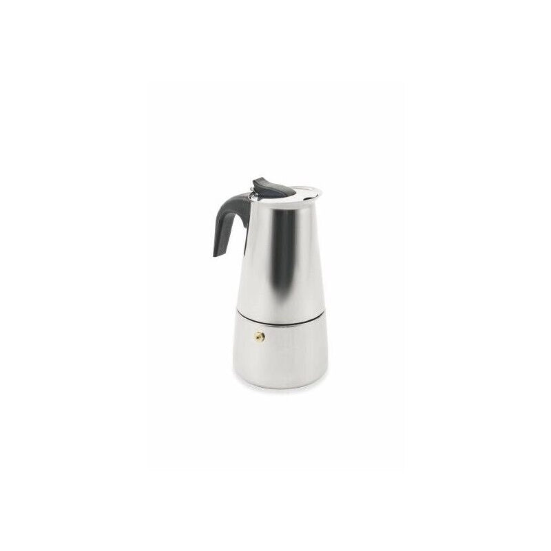ITALIANA CAFFETTIERA 4 TAZZE IN ACCIAIO