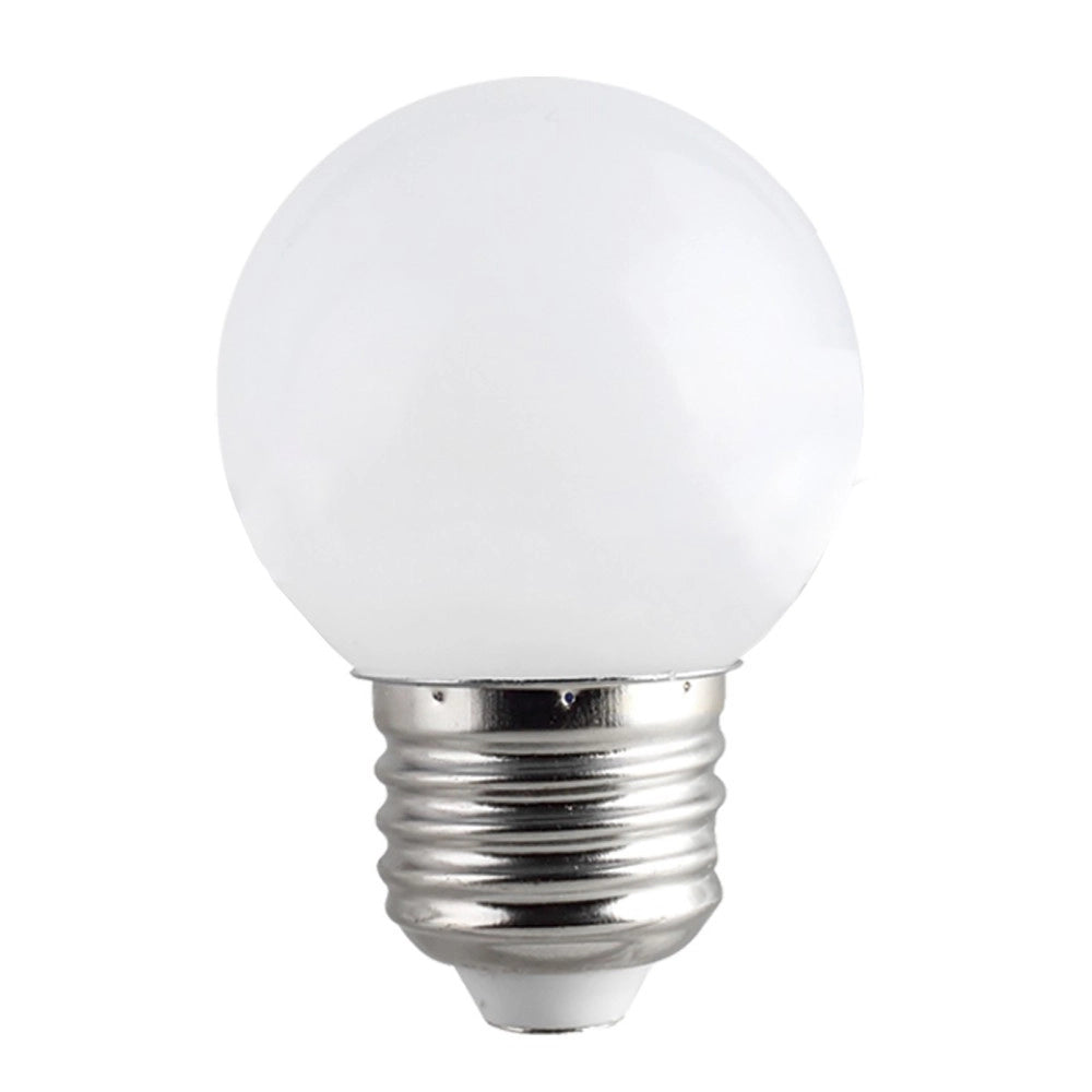 Trade Shop - Lampadina Led E27 Mini Globo 220v Colore Verde Blu Viola Bianco Caldo Freddo 2w -