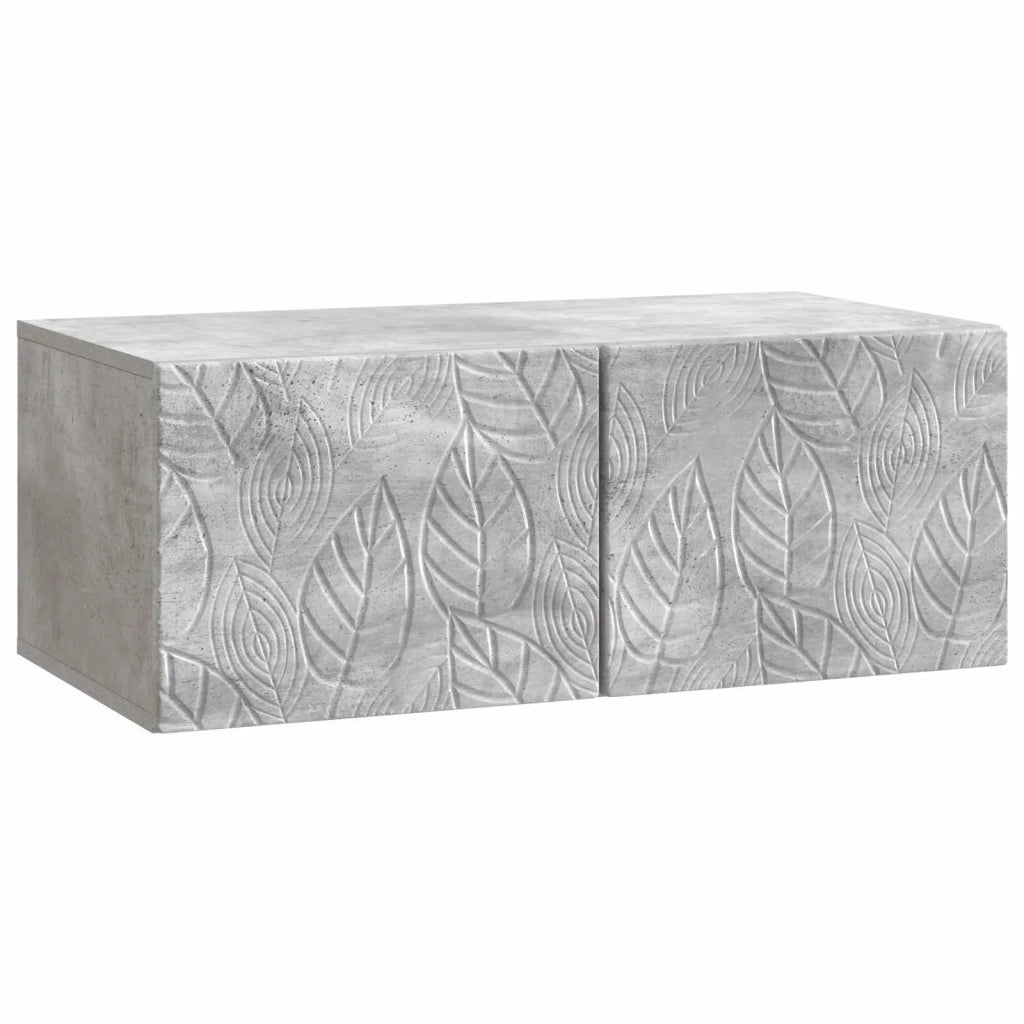 Mobile Porta TV da Muro 98 x 31 cm Grigio Cemento 898898