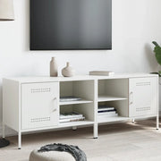 Mobili TV 2pz Bianchi 68x39x50,5 cm in Acciaio