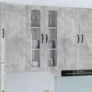 Pensile cucina con porta Lucca Grigio Cemento 60 x 31 x 100 cm 885178