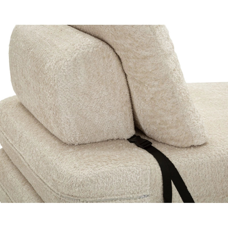 Poltrona/letto Faster Bianca cm 80x100x80 (compressa-misura Letto Cm204x80x18)