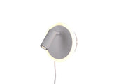 Applique da Interno a LED in Metallo Bianco Opaco