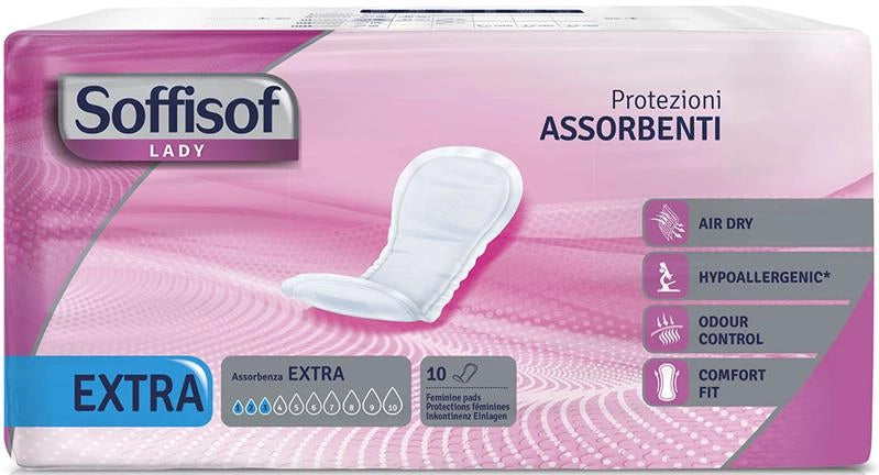 SOFFISOF PROTEZIONI ASSORBENTI LADY ASSORBENZA 3 EXTRA 10PZ