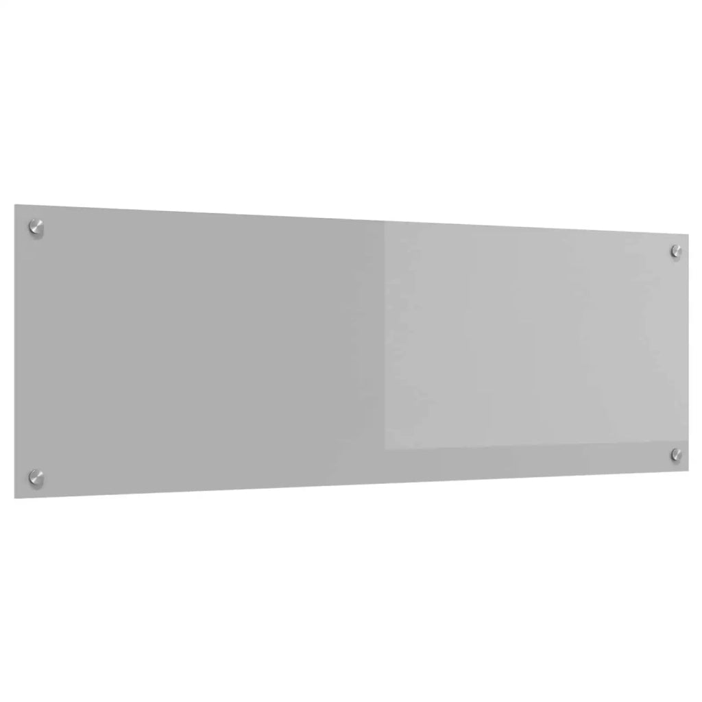 Schienale da cucina Grigio chiaro 120 x 40 cm vetro temperato 42001307