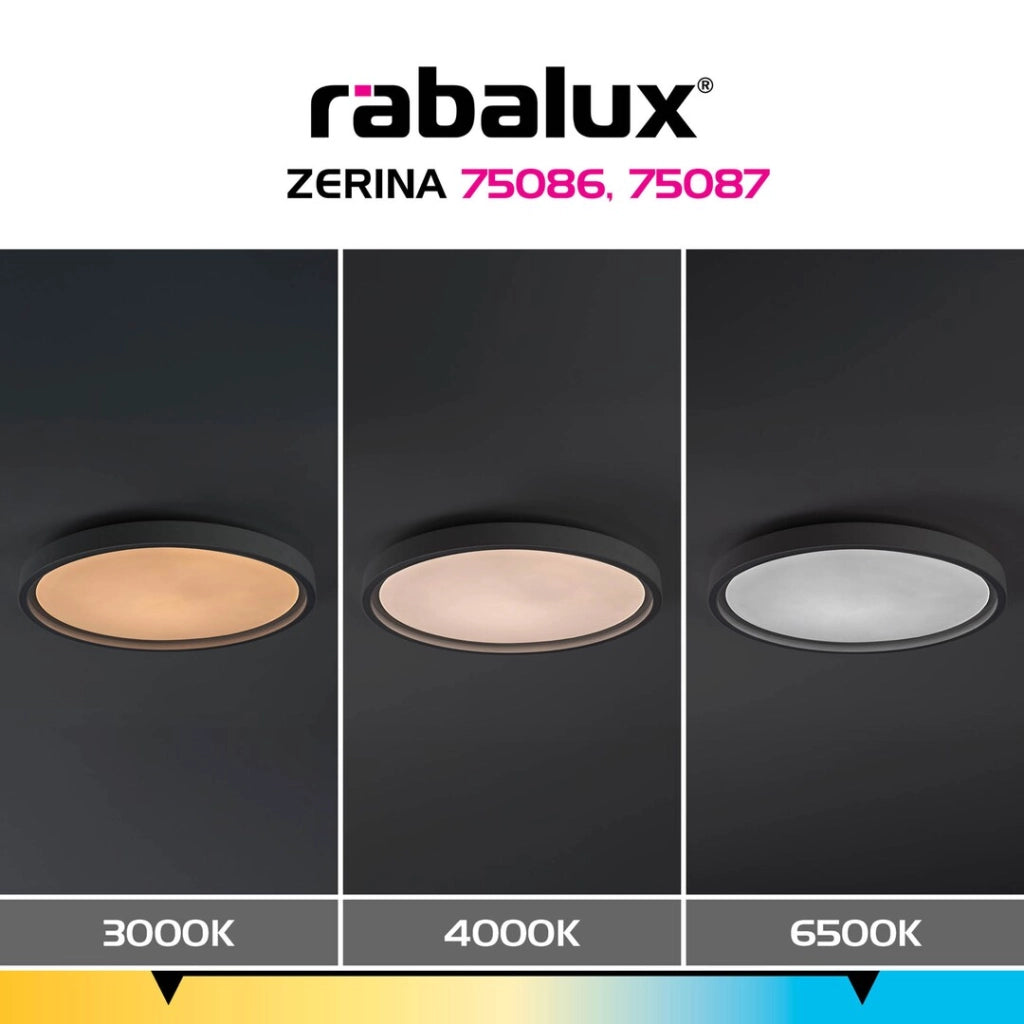 Plafoniera LED rotonda bianca 54W IP40 Zerina Rabalux