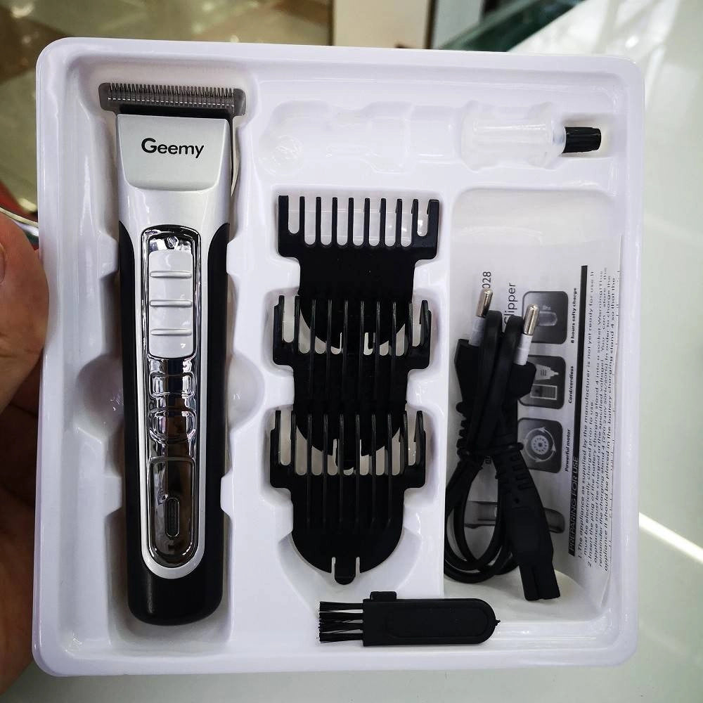 Trade Shop - Tagliacapelli Barba Trimmer Ricaricabile Elettrico Professionale Batteria Gm6140 -
