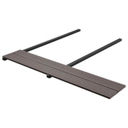 Pavimento da Deck 78 pcs Marrone Scuro WPC