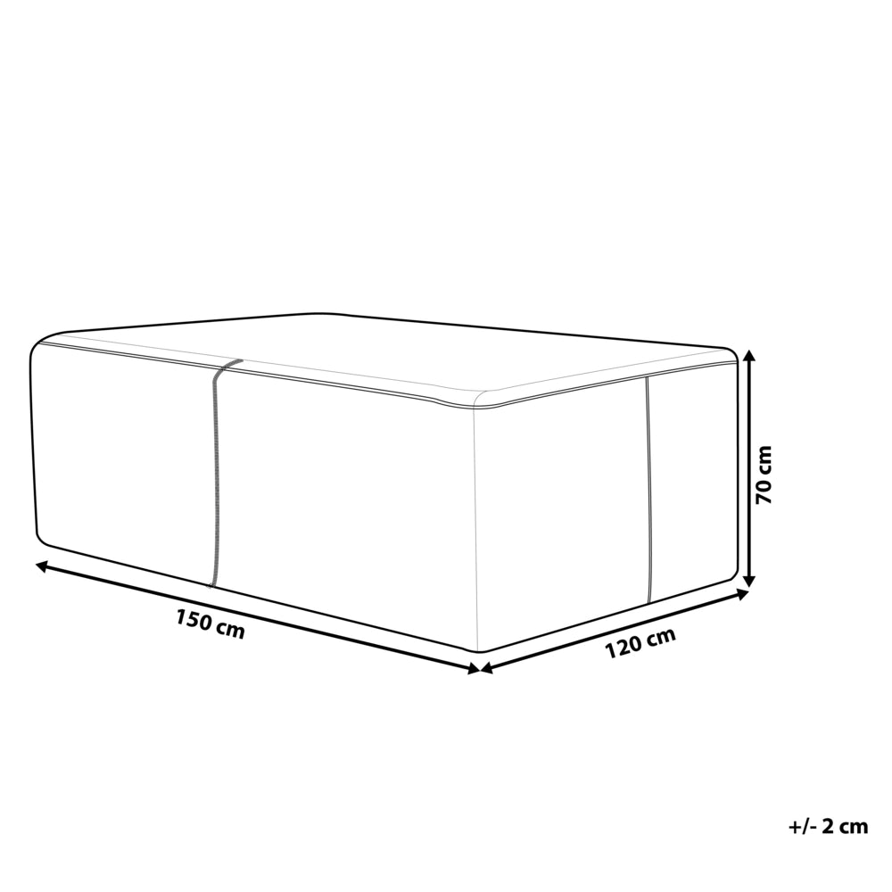 Telo Impermeabile copertura protezione per Arredi da Giardino 150 x 120 x 70 cm