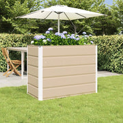Fioriera Avorio 100 x 50 x 75 cm Acciaio zincato