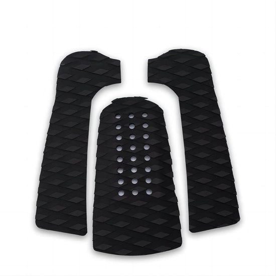 Pattino di Trazione Antiscivolo per Surf, Kiteboard e Skimboard - 3 Pezzi - Impermeabile - Leggero - Alta Elasticità