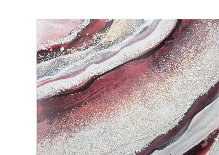 Dipinto su Tela Redy 80x2,8x80 cm in Legno di Pino e Canvas Multicolor