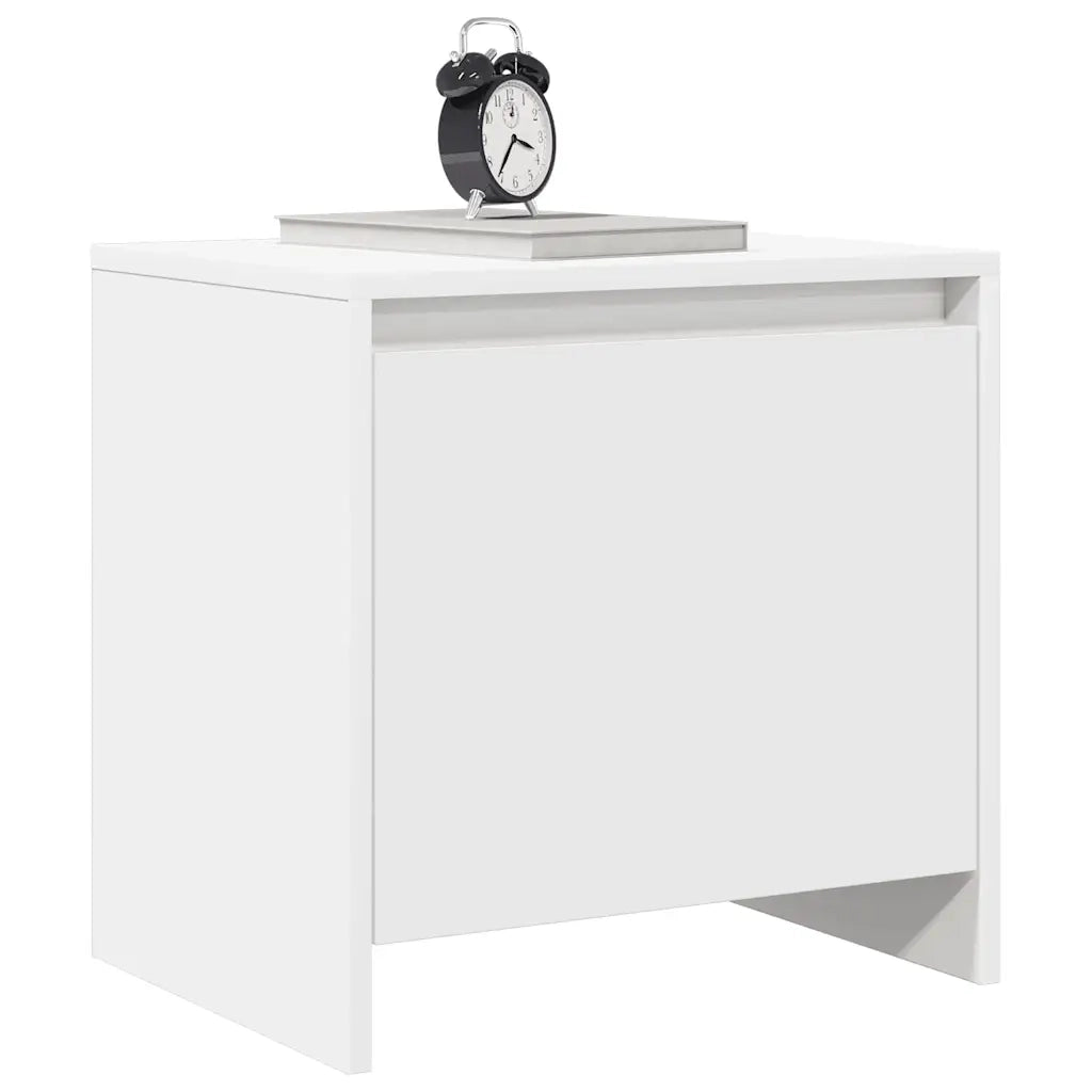 Comodini 2 pz Bianchi 45x34x44,5 cm in Truciolato cod mxl 30463