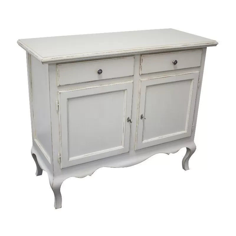 Madia credenza in legno 2 porte grezza l.114 p.49 h.97 (3064) - Mobili 2G