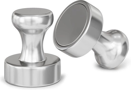 Set di due magneti neodymuri da 36mm x 46mm per uso su pannelli magnetici, pannelli bianchi e in cucina (MW3602)