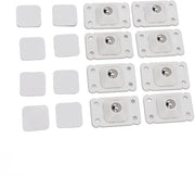 Set di Ruote per Mobili - 8 pezzi - Attacco Forte - Rotazione 360 Gradi - Adatto per Scatole di Magazzino - Mobili Leggeri - Materiale ABS Leggero - Ruote con Pneumatici