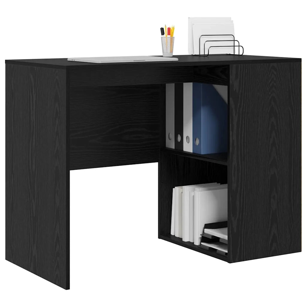 Scrivania Rovere Nero 102 x 50 x 75 cm Legno multistrato 869539